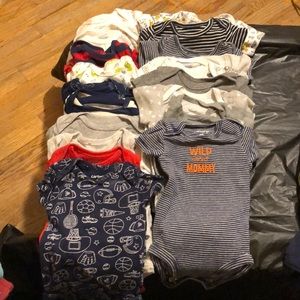 19 Newborn Onesies for boy!